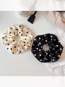 Lazy Style Polka Dot Bow Hair Ring Hair Accessory