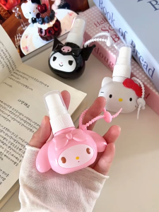 Sanrio Themed Travel Luggage Bottle - Cute Design Hand Sanitizer Dispenser Botol Spray Plastik Kosong Transparent Spray Bottle Semburan Plastic Bottle Travel Bottle Sprayer 三丽鸥旅迷你喷雾瓶