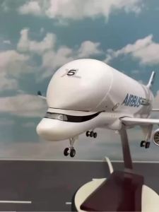30/42cm A330 Beluga Airlines Plane Model Resin Miniature Airplane Openable Cargo Bay Collectible For Aviation Enthusiast Gift