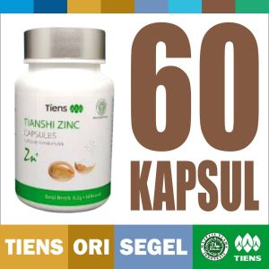 Zinc Penggemuk Badan | Kemasan 60 Kapsul | Menambah Nafsu Makan | Merangsang Pertumbuhan Anak