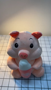 Gấu Bông Heo Ôm Bình Sữa Lợn Bú Bình Gối Ôm Ngủ Siêu Mềm Mịn Thú Nhồi Bông Siêu Cute Cao Cấp