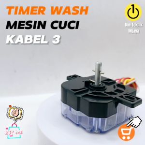 Timer Mesin Cuci untuk Pencuci / Wash 3 Kabel Universal (Aqua, Polytron, Sharp, DLL)