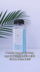 Air Zam Zam 75ml Asli 100% Orginal Zamzam Water Oleh Oleh Haji Umrah