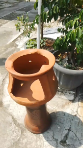 Keren Angklo Tanah Liat Tempat Masak Grabah