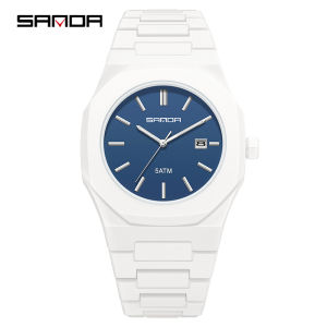 Sanda Watch Couple Set Original Ultra-Light ABS Strap 8 Colors Boyfriend Git Girlfriend Gift Waterproof Watch Casual Fashion Watches Luxury Wristwatch