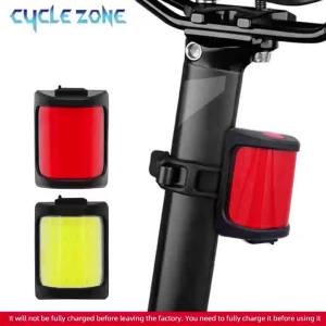 COB Bicycle Tail Lights USB Rechargeable LED Bike Warning Back Rear Lights for Night Riding Easy to Install Bicycle Accessories