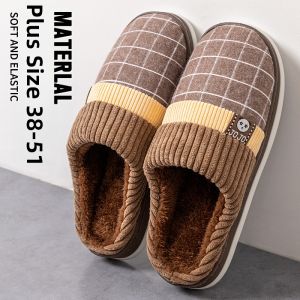 TZLDN | Extra Wide Large Size Cotton Slippers 46