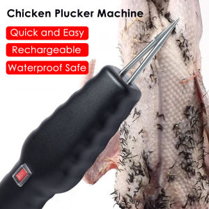 【Fast Ship】Chicken Plucker MachineHandheld Electric Poultry Feather Remover with Waterproof Switch Small Feat  Electric Hair Removal