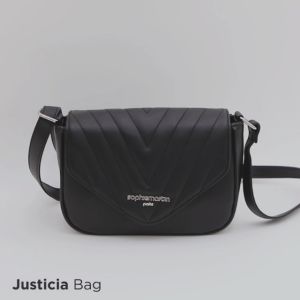 TAS SLING BAG WANITA JUSTICIA BLACK BAG T7909B5 SOPHIE MARTIN PARIS PROMO