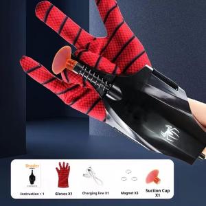 Fondjoy | Electric Auto Retractable Spider Web Shooter Wrist Mounted Web Launcher Novelty Cosplay Prop For Adult Hero Role Play Anime Toys