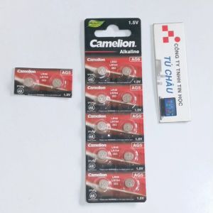 Pin G5 AG5 LR754 LR48 193 GP93A 393 SR754W - 1.5V / Hiệu Camelion