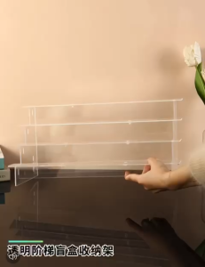 *SG Stock* Blind Box Display Rack Makeup Rack Makeup Holder Makeup Shelf Desktop Shelf Desktop Rack Cosmetics Rack Cosmetics Shelf Cosmetic Holder Perfume Holder Perfume Rack Perfume Stand Skincare Rack Toy Displays Rack Toy Storage Mini Figures Rack