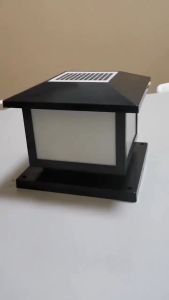 LED Lampu Solar Pillar Lights Outdoor Waterproof Garden Lamp Column Post Lights House Fence Gate Decorative Lighting