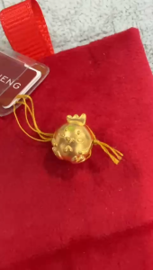 Poh Heng Jewellery 22K Guardians Of Fortune Rooster Charm in Yellow Gold [Price By Weight]