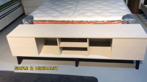 SMASIS TV Cabinet 6 - TC4001 / Kabinet TV / TV Console Dark Brown / White