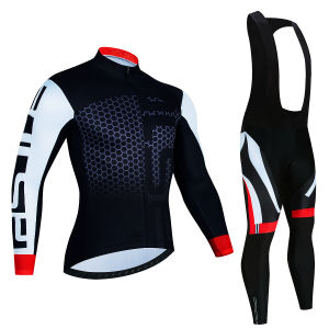 New Cycling jersey Sets 2024 Mens Cycling Clothing Summer Long Sleeve MTB Bike Suit Bicycle Bike Clothes Ropa Ciclismo Hombre