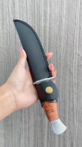 มีดทำครัว แบนด์ BAKUFU มีกแล่เลาะกระดูห ด้ามหนัง PU มีดประกอบอาหาร