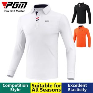 PGM GOLF | Men Autumn Spring Long Sleeve Polo Shirt