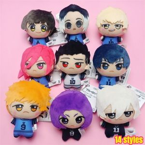 14 Kiểu 10cm Mới Khóa Xanh Sang Trọng Mặt Dây Chuyền Móc Khóa Yoichi Isagi Nagi Seishiro Mikage Reo Rin Itoshi Sae Đồ Chơi Búp Bê Hành Động Người Hâm Mộ Quà Tặng Ngoại Vi