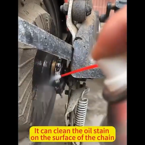 Motorcycle Chain Cleaner Spray Rantai Motor Chain Cleaner Oil Seal Rust Remover Heavy Duty Motorcycle Chain Care Spray Maintenance Kit electric bicycle