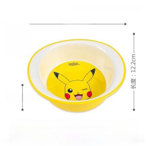 ชุดจานเด็ก Pikachu ชามกินข้าว ช้อน ชุดอาหารสำหรับเด็ก อุปกรณ์เสริมอาหาร ชามแบ่งส่วน แก้วน้ำ ชุดอาหารสำหรับเด็กอายุ 1-12 ปี