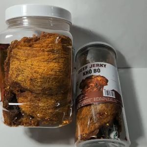 KHÔ BÒ MIẾNG mềm Hồng Ngự hủ pet 500gr Td Food