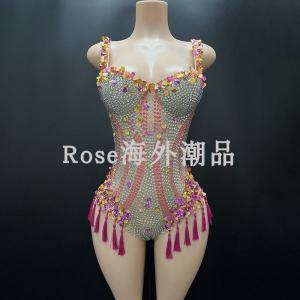 Mould Taylor Era Tour Concert Same Triangle Jumpsuit Performance Costume Taylor Concert Fans Clothes