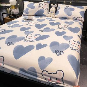 Thickened Pure Cotton Bed Canopy Single Piece 2025 New Full Cotton Mattress Protector Cover Womens Dormitory Bed Cover Set Three Pieces