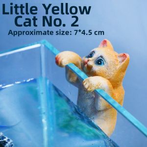 YAFENG | Fish Tank Ornamental Cat Hanging Accessories