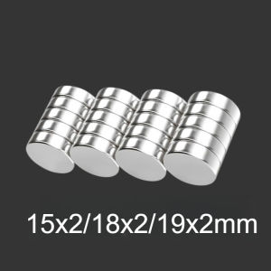 Mini Nam Châm Tròn 15x2/18x2/19x2mm Bộ Dành Cho Thủ Công Mỹ Nghệ Bảng Trắng Lưu Trữ Dụng Cụ Nhiều Kích Cỡ Khác Nhau Gói 1000