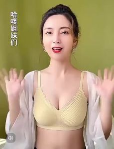 AOJN บราผู้หญิงแบบ Seamless Bubble Lace สไตล์บางสำหรับฤดูร้อน มีการสนับสนุนที่นุ่มสบาย