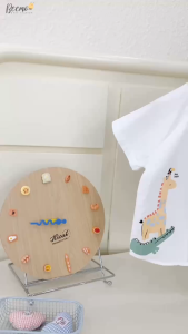 BE270 Bộ quần áo sơ mi cộc tay quần Jean BEEMO cho bé trai phong cách Hàn Quốc đi chơi