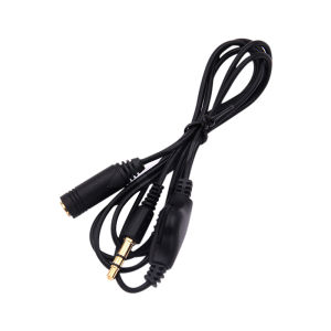 Bộ Chuyển Đổi Jack 35mm Từ Đầu Đực Sang Đầu Cái Có Điều Khiển Âm Lượng Cáp Nối Dài Tai Nghe Âm Thanh Nổi