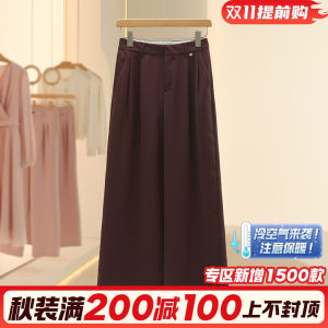 Loose Fit Korean Style Suit Pants Versatile Autumn Womens Casual Trousers Comfortable All-Match Long Pants for Ladies