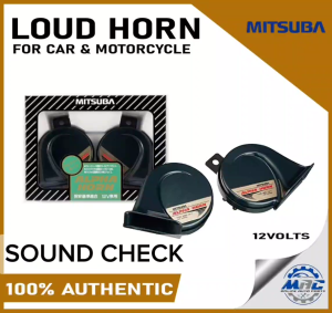 Mitsuba Alpha Horn Green (MBW-2E11G) 480Hz/400Hz 12 Volts CAR AND MOTORCYCLE LOUD HORN