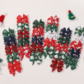 10/20Pcs Christmas Snowman Santa Claus Bows Hair Clips Baby Girls Ribbon Bowknot Hairpin Kids Headwear Supplies Hair Accessories. 