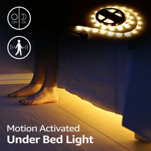 Motion Sensor LED Strip light usb 5V 2835 waterproof tape lamp fr bedroom Closet Stairs Kitchen wardrobe Night light