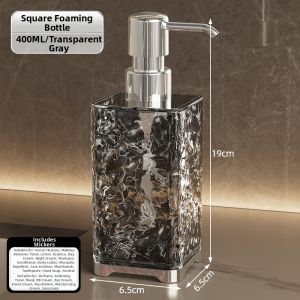 Kaman | Foaming Pressurized Dispenser Bottle For Shower And Hand Soap