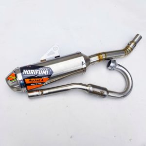 Knalpot Norifumi Rocket4 bore up KLX CRF Dtracker WR155 (mesin standar)