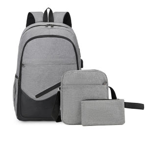 3Pcs Children Backpack Set Back to School Bags for Girls Boys Students Primary Kids Backpacks Fashion Travel Bag USB Charging