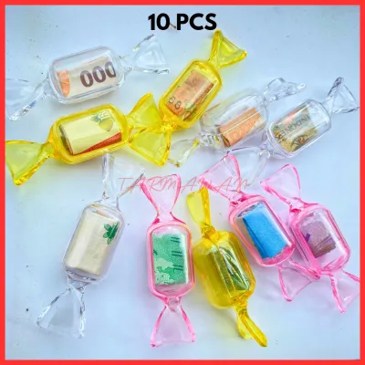 [10 Pcs] Amplop Lebaran Akrilik Plastik Unik - Ampou Bentuk Unik