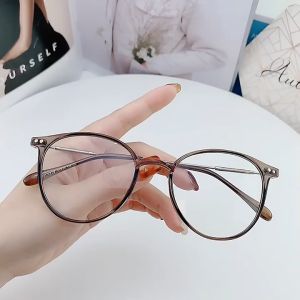 Kính chống ánh sáng xanh Kính giả cận nữ có thể lắp tròng cận kính thời trang nữ kiểu dáng hàng quốc