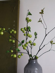 Luxurious Artificial  Blossom Bouquet Premium Sense Living Room Decorative Ornament Floral Arrangement Vase Decoration