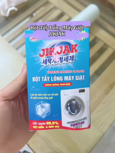 JIK JAK Bột Tẩy Lồng Máy Giặt Gói 200g - Sản Phẩm Việt Nam Chất Lượng Cao Loại Bỏ Cặn Lắng Caxi Và Chất Bẩn Diệt Khuẩn Giúp Giặt Sạch Hơn