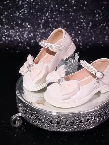 FASHIONHALU IMPORT Sepatu Flatshoes Anak Perempuan Jasmine Ribbon Mutiara | Sepatu Pesta Anak Perempuan