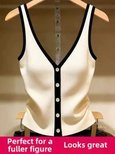 GUIQINGHUAZHI | Stylish V-Neck Slim Fit Knit Top