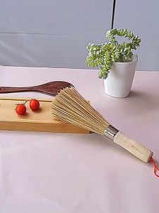 แปรงสแตนเลสด้ามยาว - สำหรับทำความสะอาดหม้อและกระทะ - ขัดสะอาดง่าย ป้องกันการขาดแคลน G3299