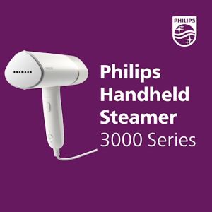 PHILIPS Foldable Handheld Compact Portable Garment Steamer 3000 Series (STH3020/16 | STH3020)