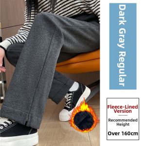 Elegant Designer Small Batch High Waist Straight Leg Flannel Trousers