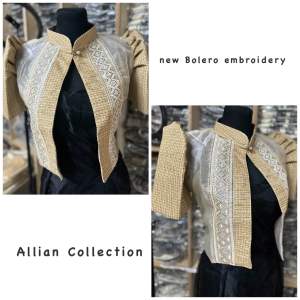 modern Bolero embroidery with ethnik sleve